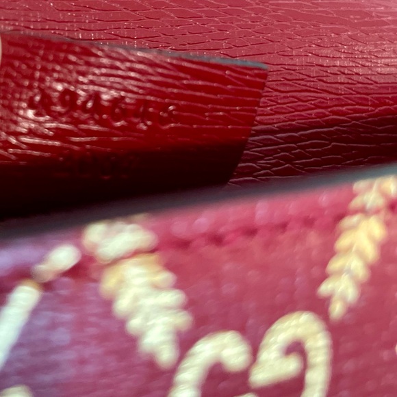 Gucci Red Sylvie Super Mini w/Gold Shoulder Chain - Picture 10 of 11